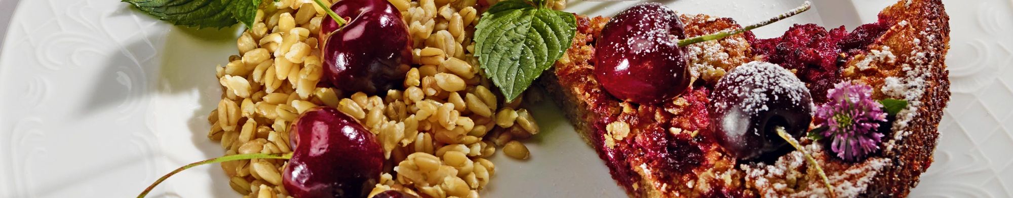 Grünkernkirschkuchen