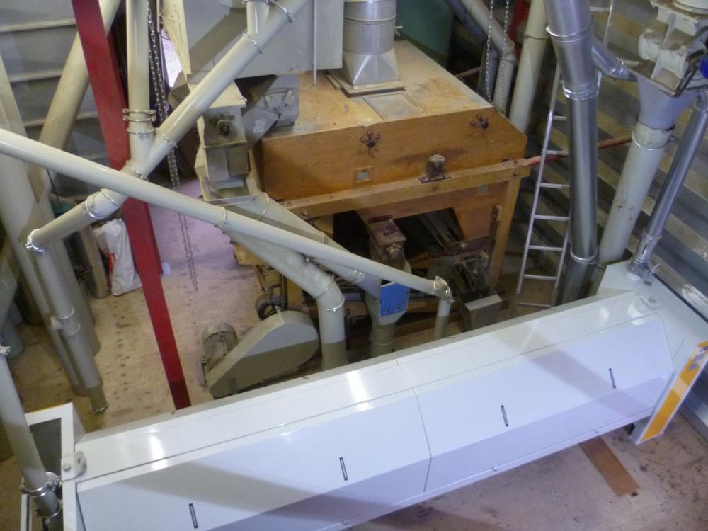 In der Gerbmühle: der Grünkern ist nun verkaufsfertig.